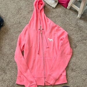 Neon pink jacket